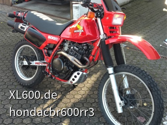 Meine HONDA XL600R Jg.85